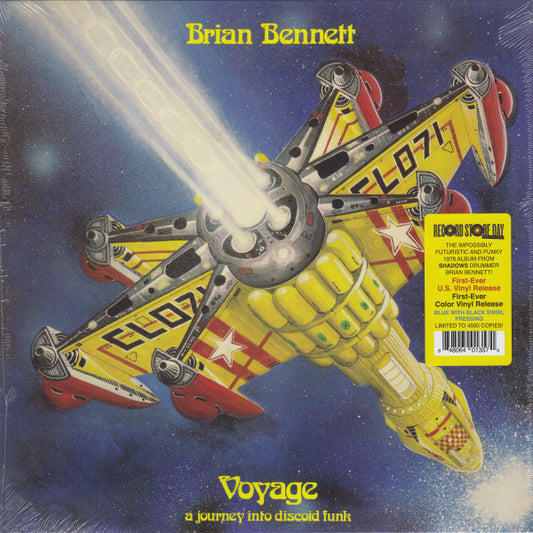 Brian Bennett ‎– Voyage (A Journey Into Discoid Funk) (Blue/Black Swirl)